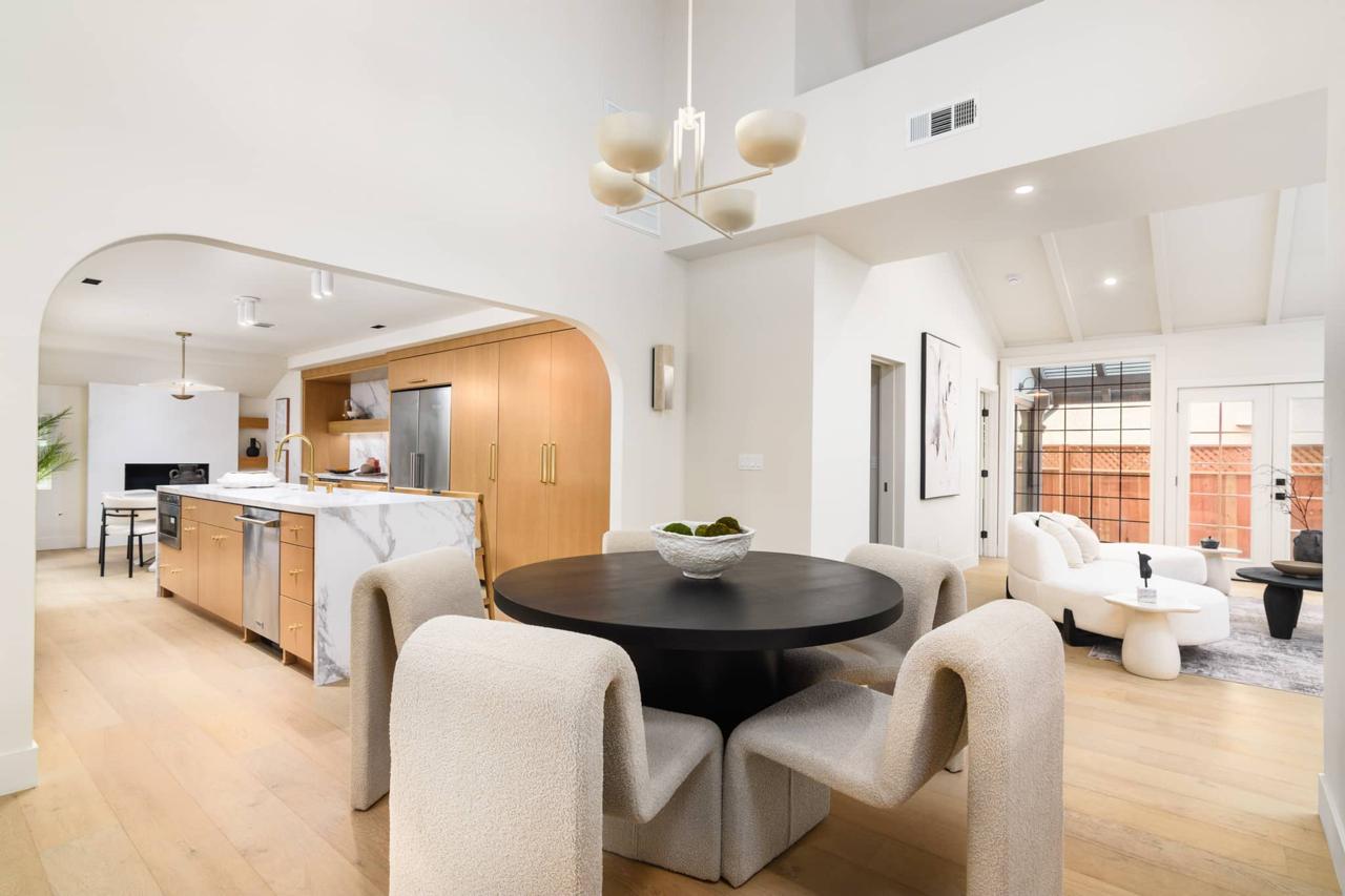 Dining and kitchen