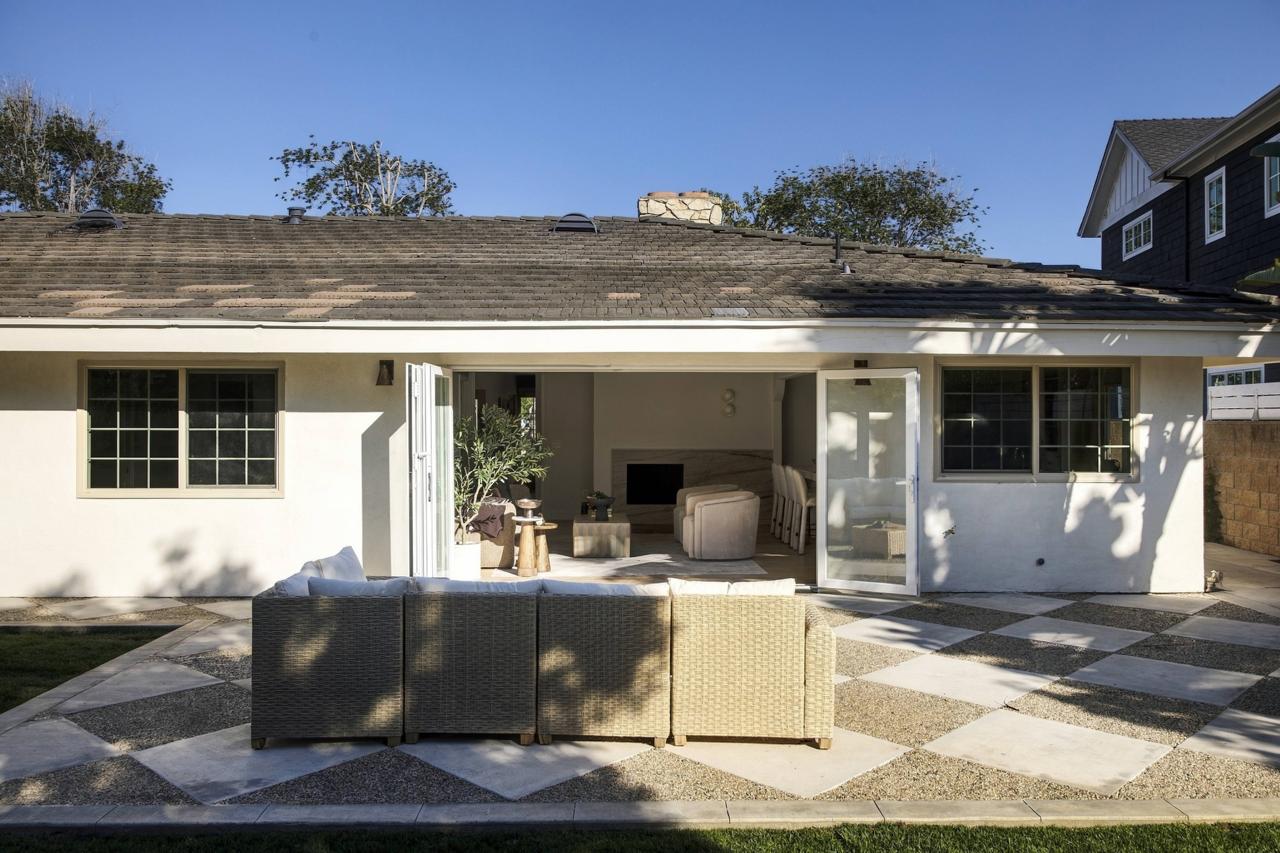 Backyard patio