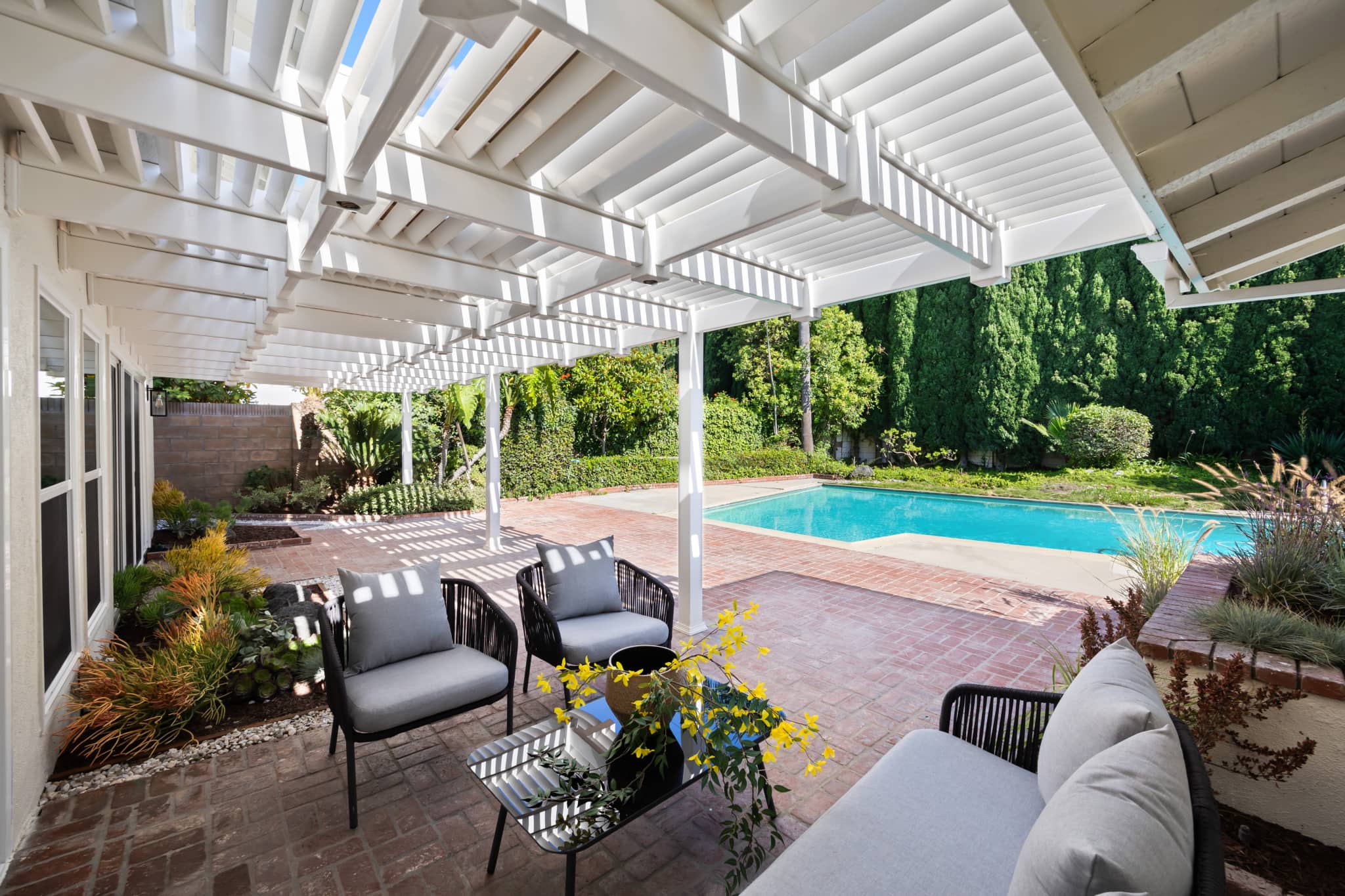 Covered patio